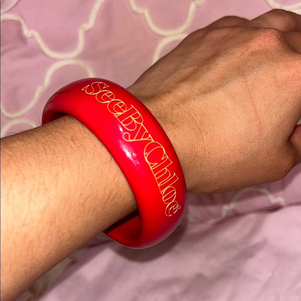 See By Chloe Red Bangle - Picture 3 of 3